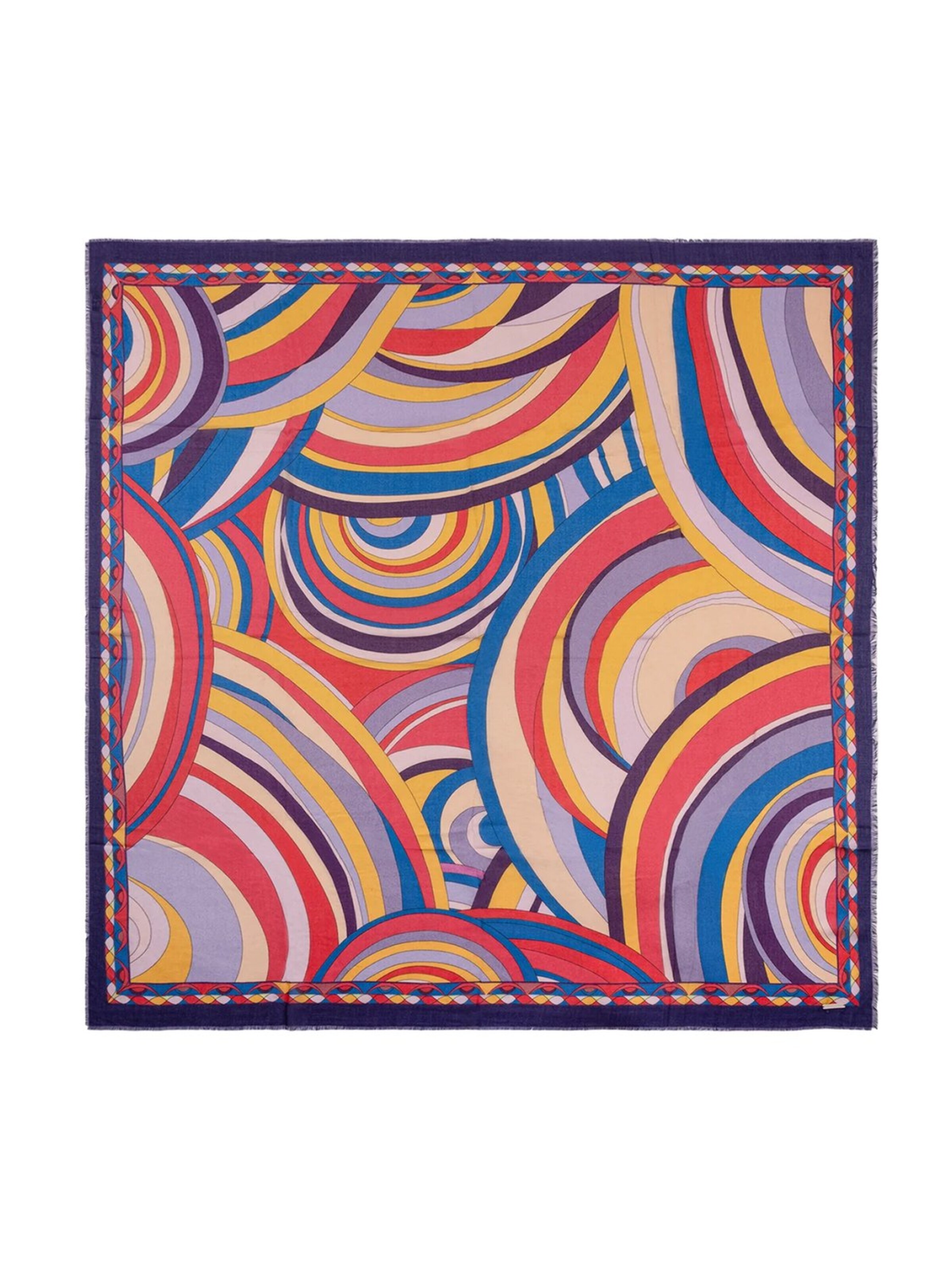 SILK & CASHMERE Scarf in Mixed colours: front