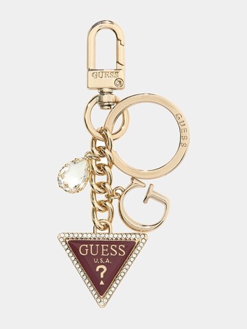 GUESS Key Ring in Gold: front