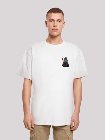 F4NT4STIC Shirt 'Wizard Cat' in Weiß: predná strana