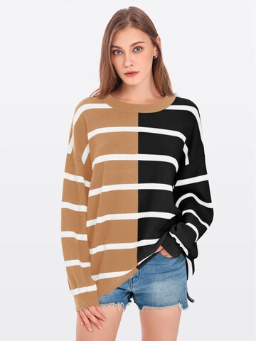 Imily Bela - Sudadera en marrón: frente