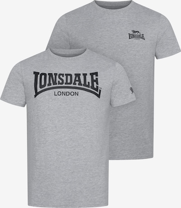 LONSDALE Футболка 'Piddinghoe' в Серый: спереди