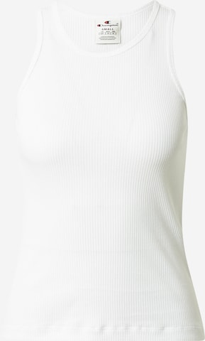 Champion Authentic Athletic Apparel Sports Top in White: front