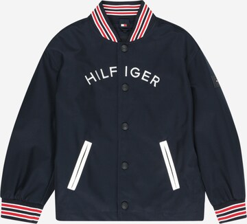 TOMMY HILFIGER Tussenjas in Blauw: voorkant