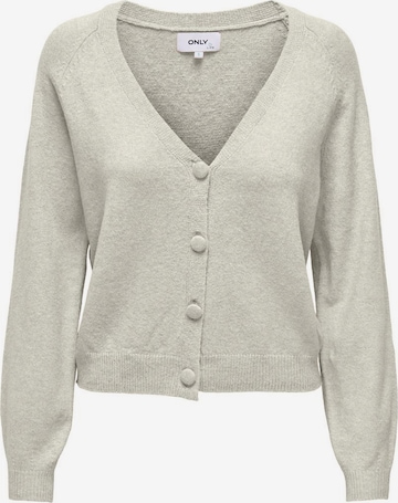 ONLY Knit Cardigan 'RICA' in Grey: front
