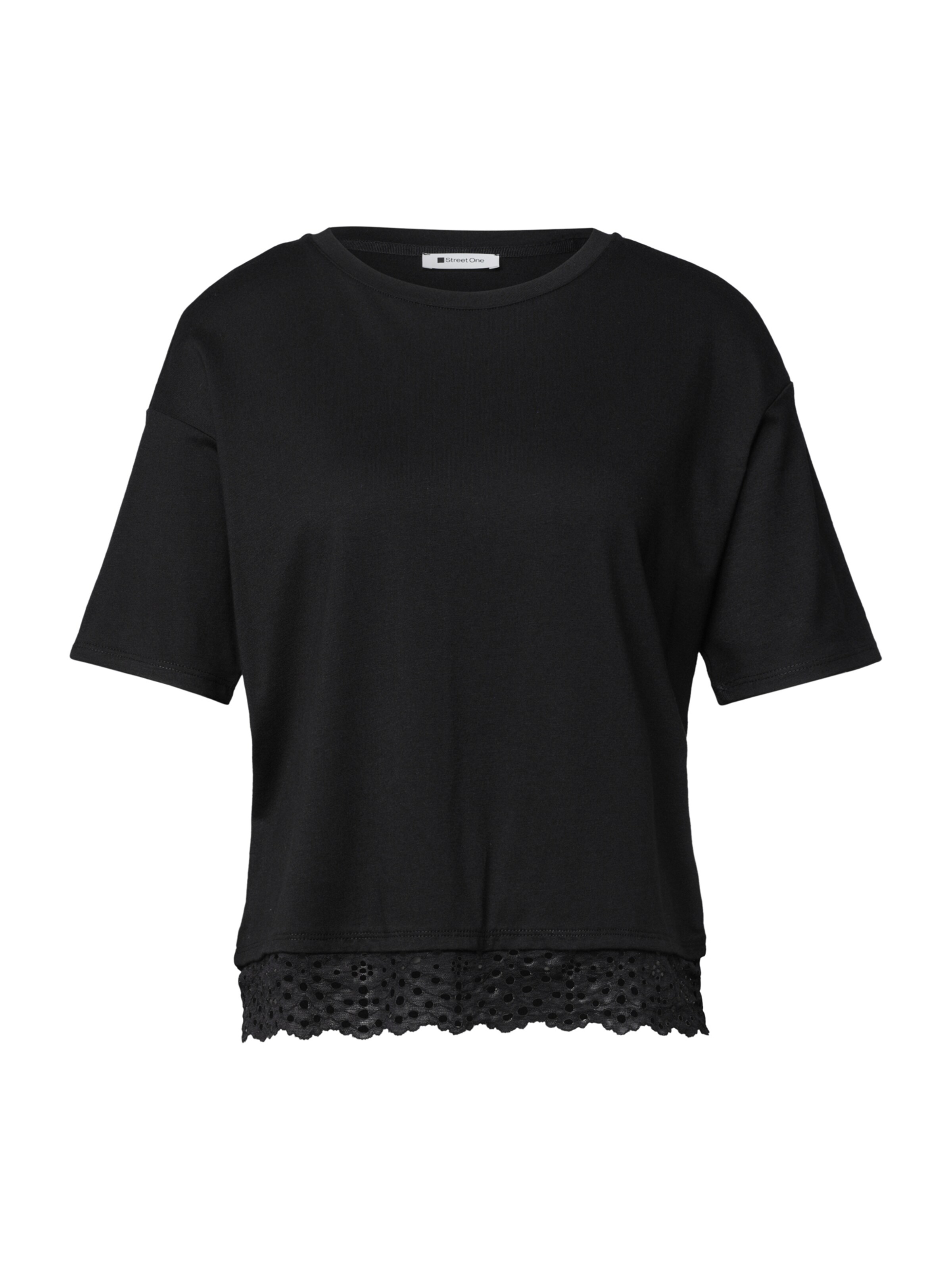 STREET ONE T-Shirt in Schwarz: Vorderseite