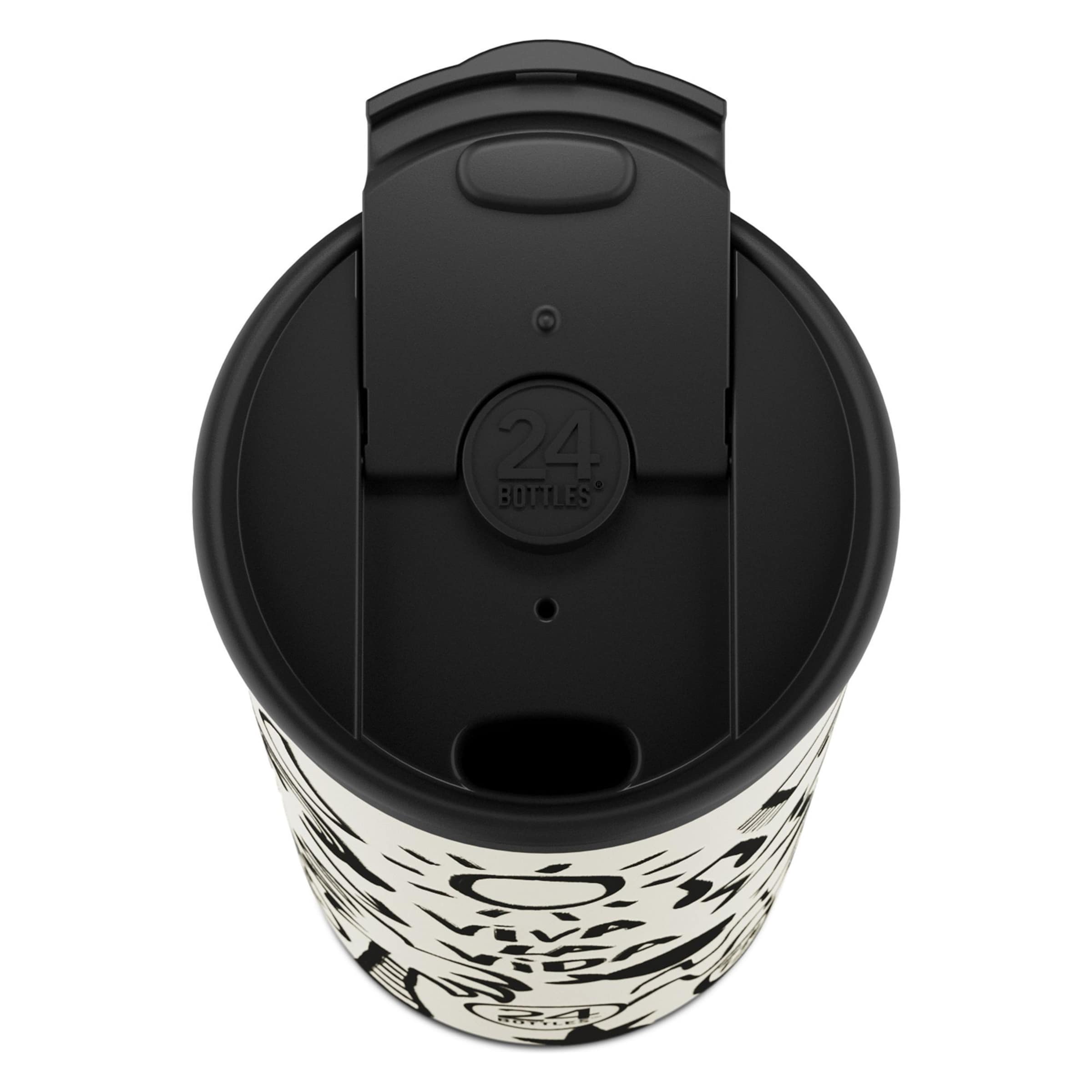 24Bottles Drinkfles 'Travel' in Wit