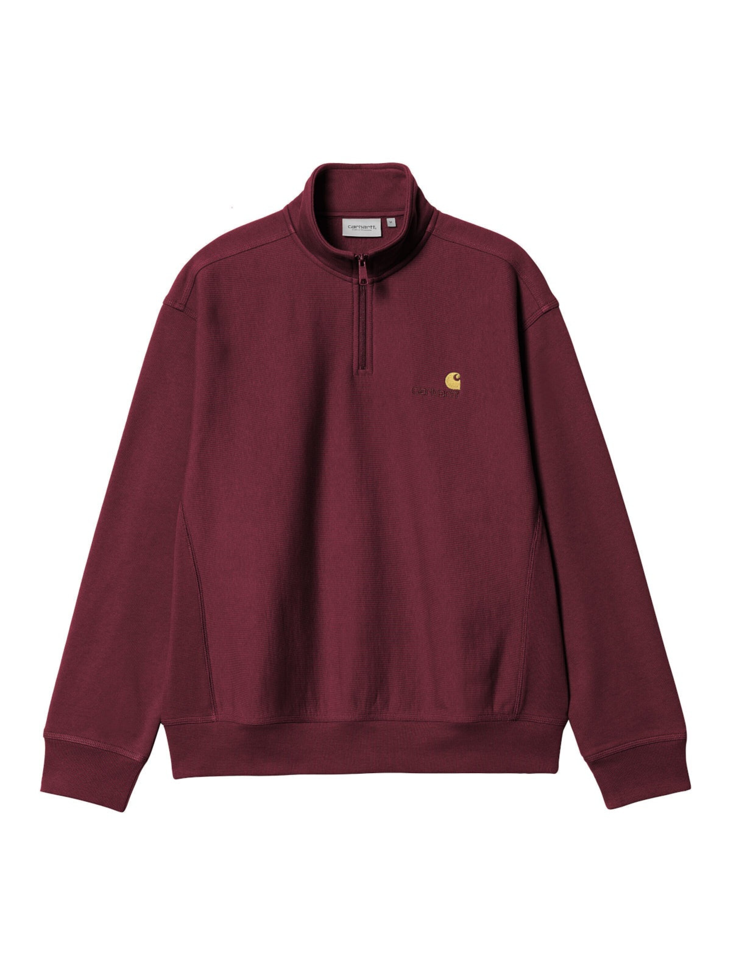 Carhartt WIP Pullover 'Half Zip American Script'‌ in XXL in rot, Produktansicht