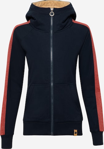 Fli Papigu Sweat jacket 'Sprich!' in Blue: front