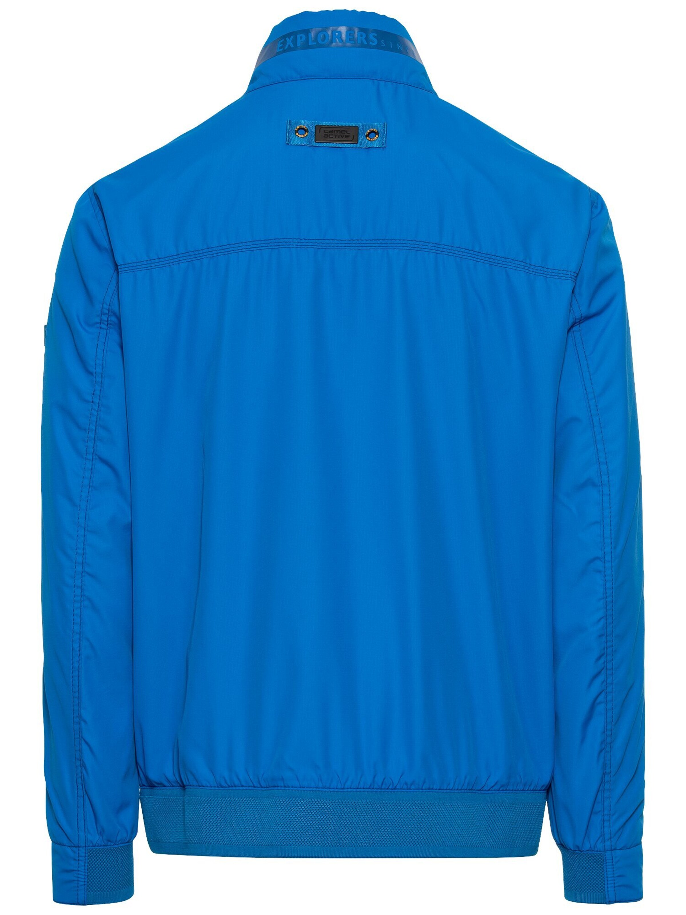 CAMEL ACTIVE Leichter Blouson aus recyceltem Polyester in Blau