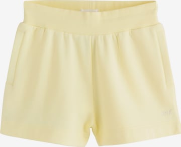 self. Regular Pants in Yellow: front