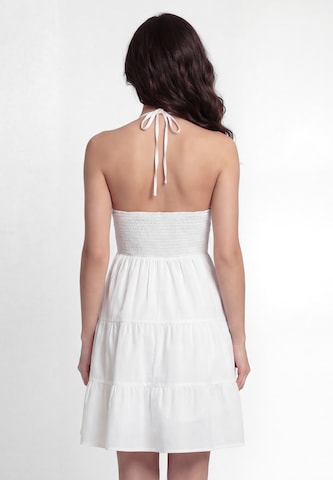 Robe 'Festive' faina en blanc