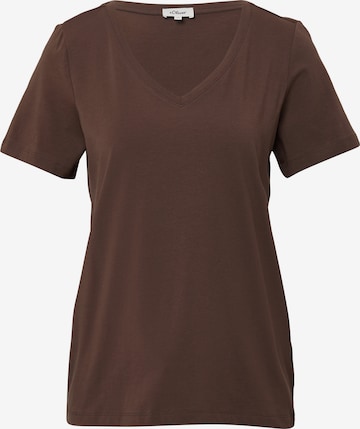 T-shirt s.Oliver en marron : devant