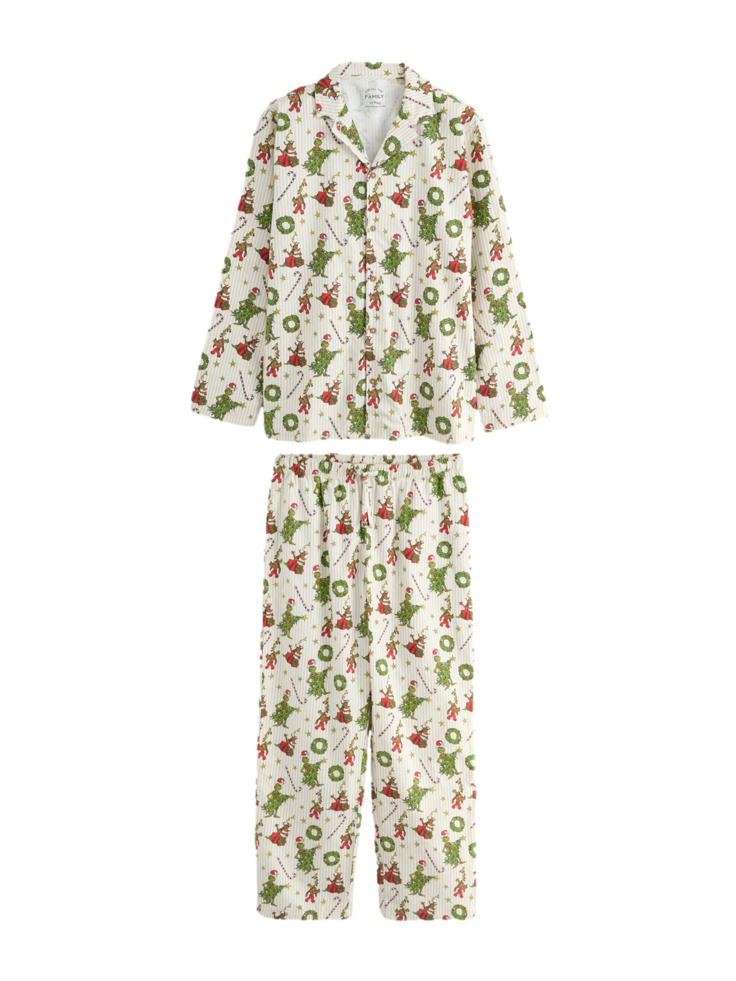 Next Дълга пижама в бежово: отпред