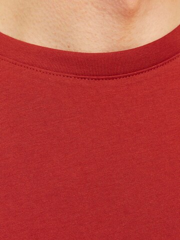 Coupe slim T-Shirt JACK & JONES en rouge
