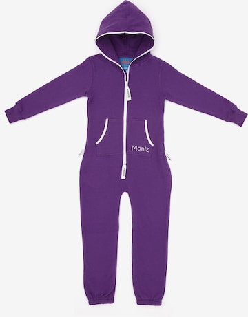 Moniz Dungarees in Purple: front