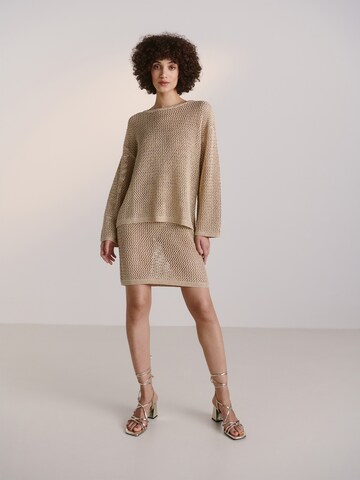 Guido Maria Kretschmer Women Pullover 'Jamie' in Gold