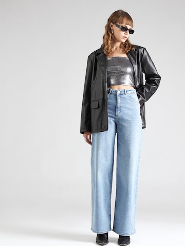 Tally Weijl Wide Leg Jeans i blå