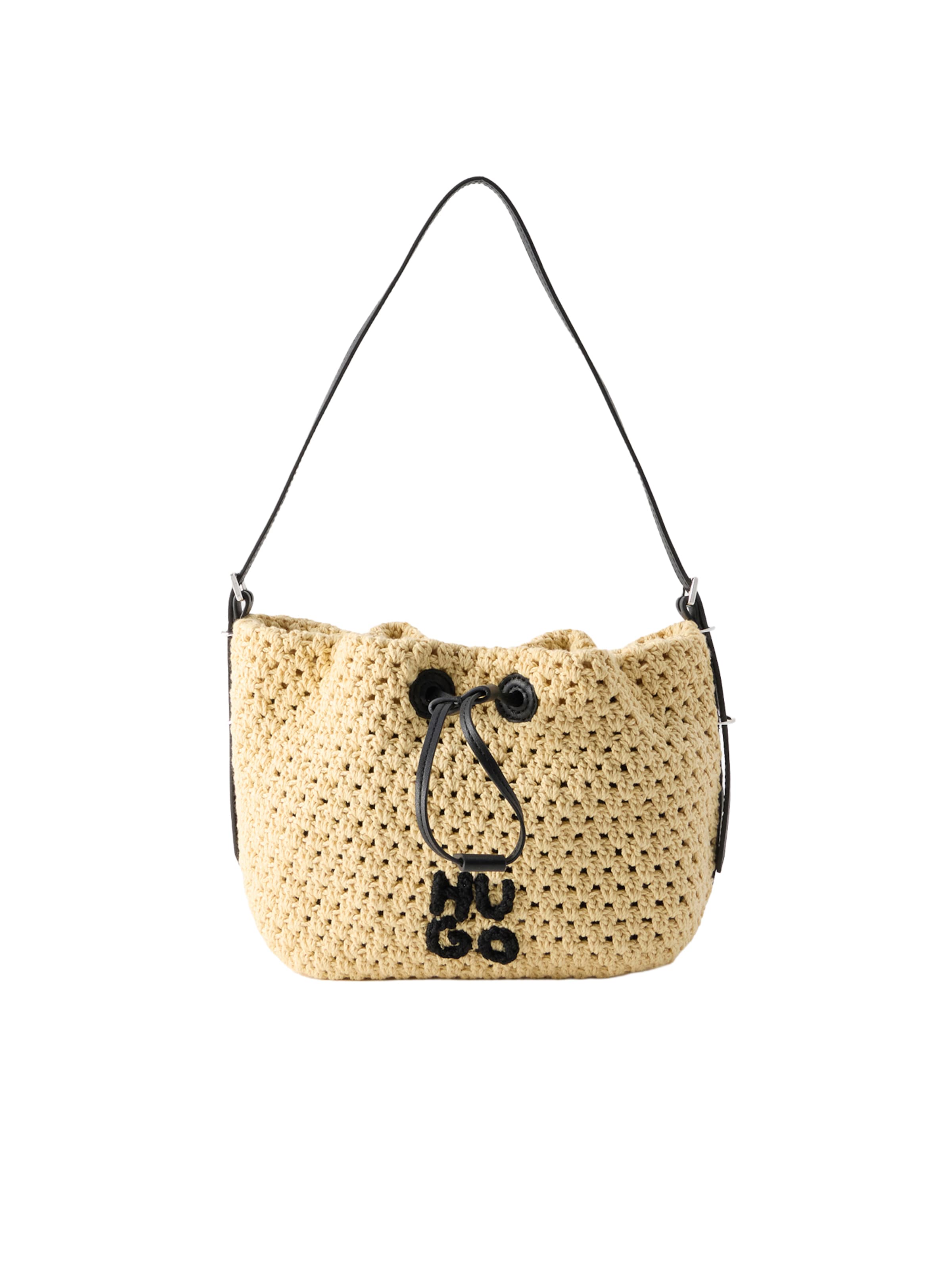 HUGO Сумка-мешок 'Neeko CR' в Бежевый: спереди