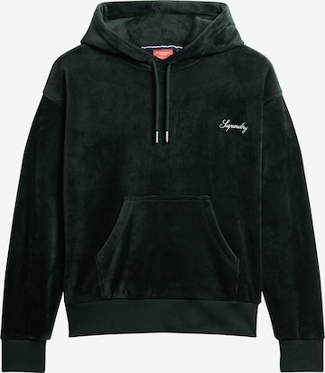 Sweat-shirt Superdry en vert : devant