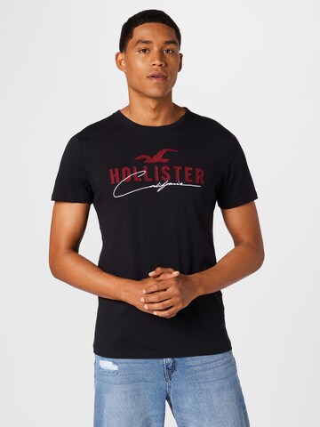 Tricou de la HOLLISTER pe albastru: față