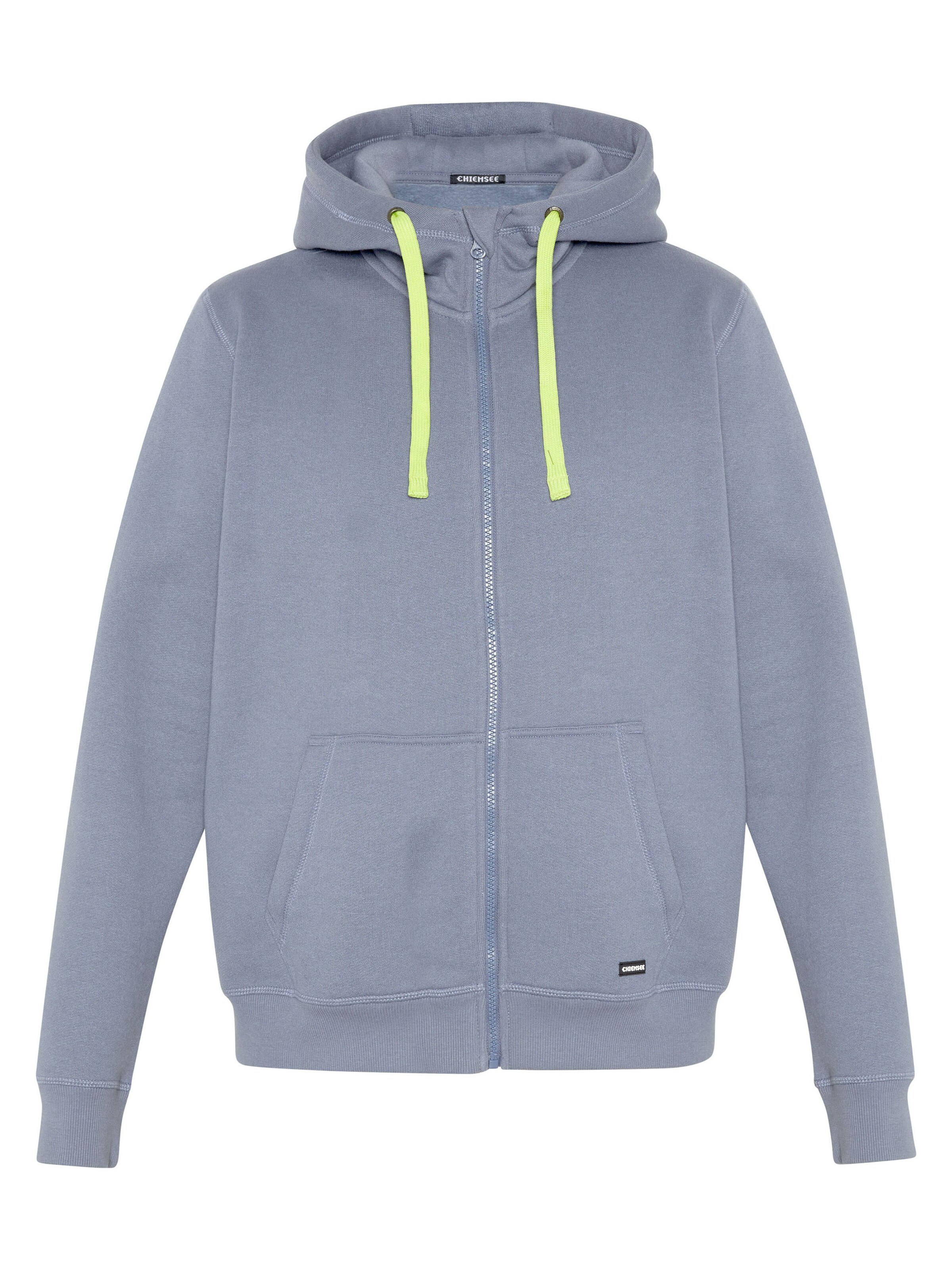 CHIEMSEE Kapuzenjacke ' mit Jumper-Logo ' in Blau: Vorderseite