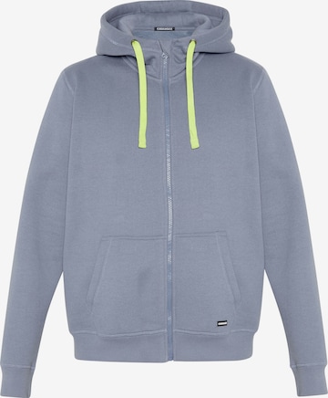 CHIEMSEE Kapuzenjacke ' mit Jumper-Logo ' in Blau: Vorderseite