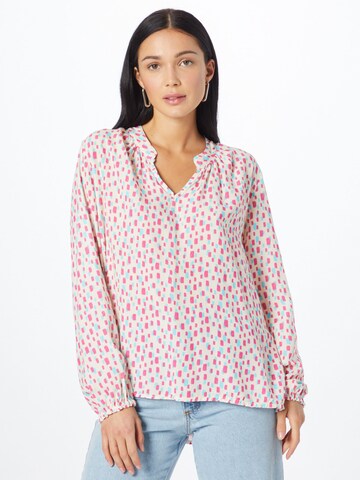 Zwillingsherz Bluse 'Florenz' in Pink: predná strana