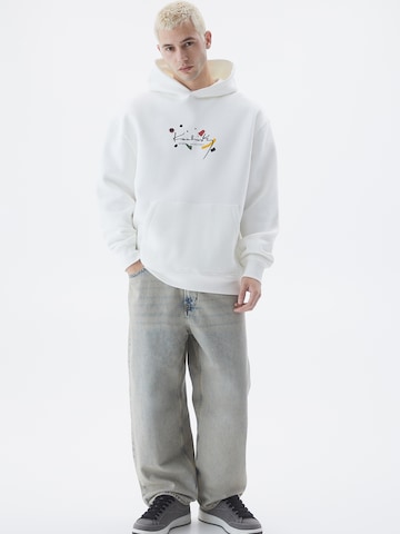 Pull&Bear Sweatshirt in Wit