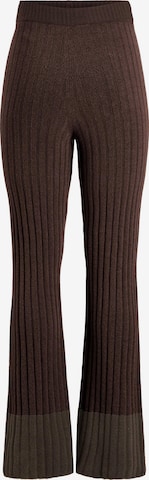 JJXX Flared Pants 'Lauren' in Brown: front