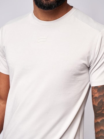 Maglietta 'Essential Grip T-Shirt' di Fortex Fitness in grigio