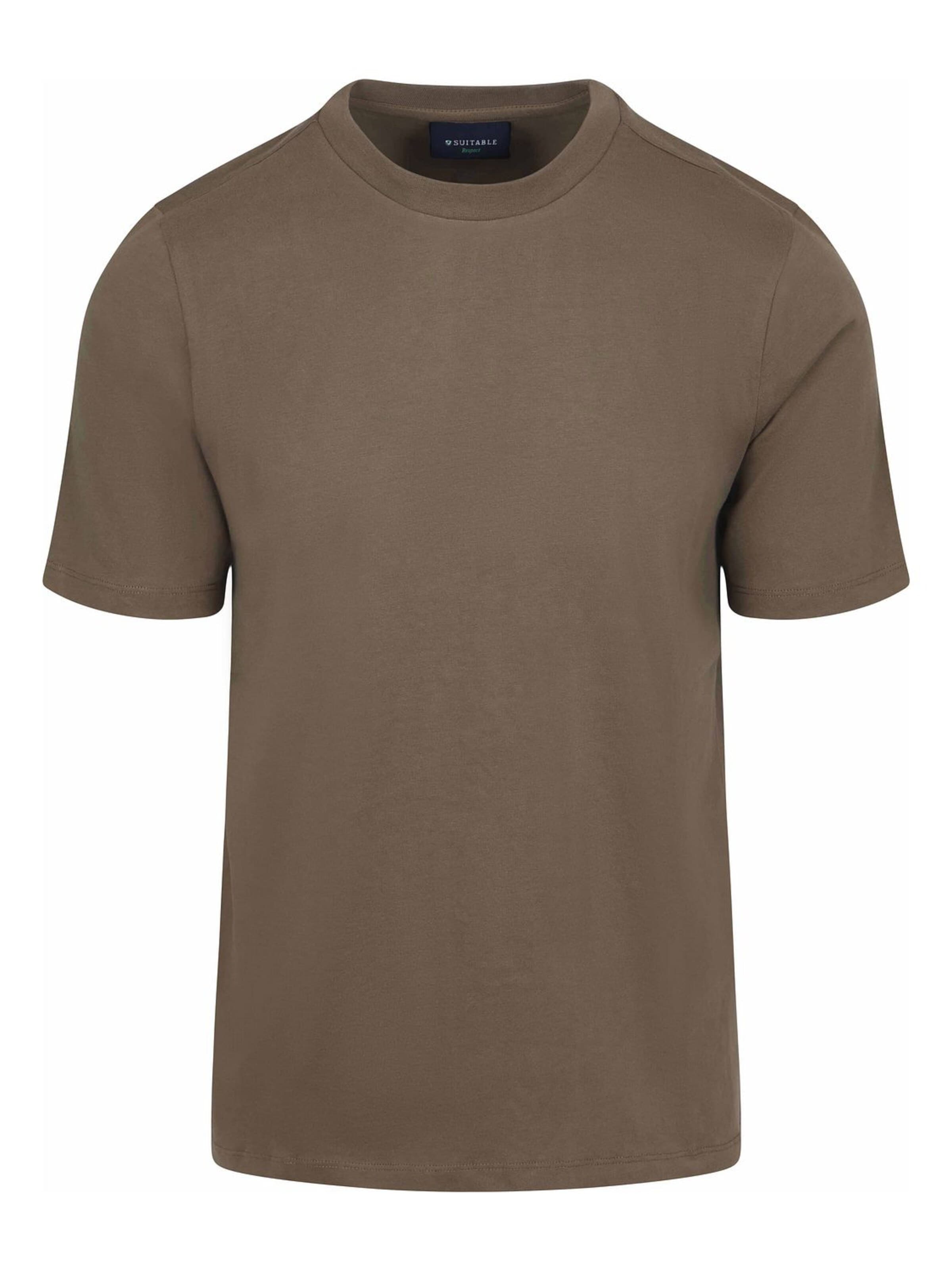 T-Shirt 'Tim' Suitable en marron : devant