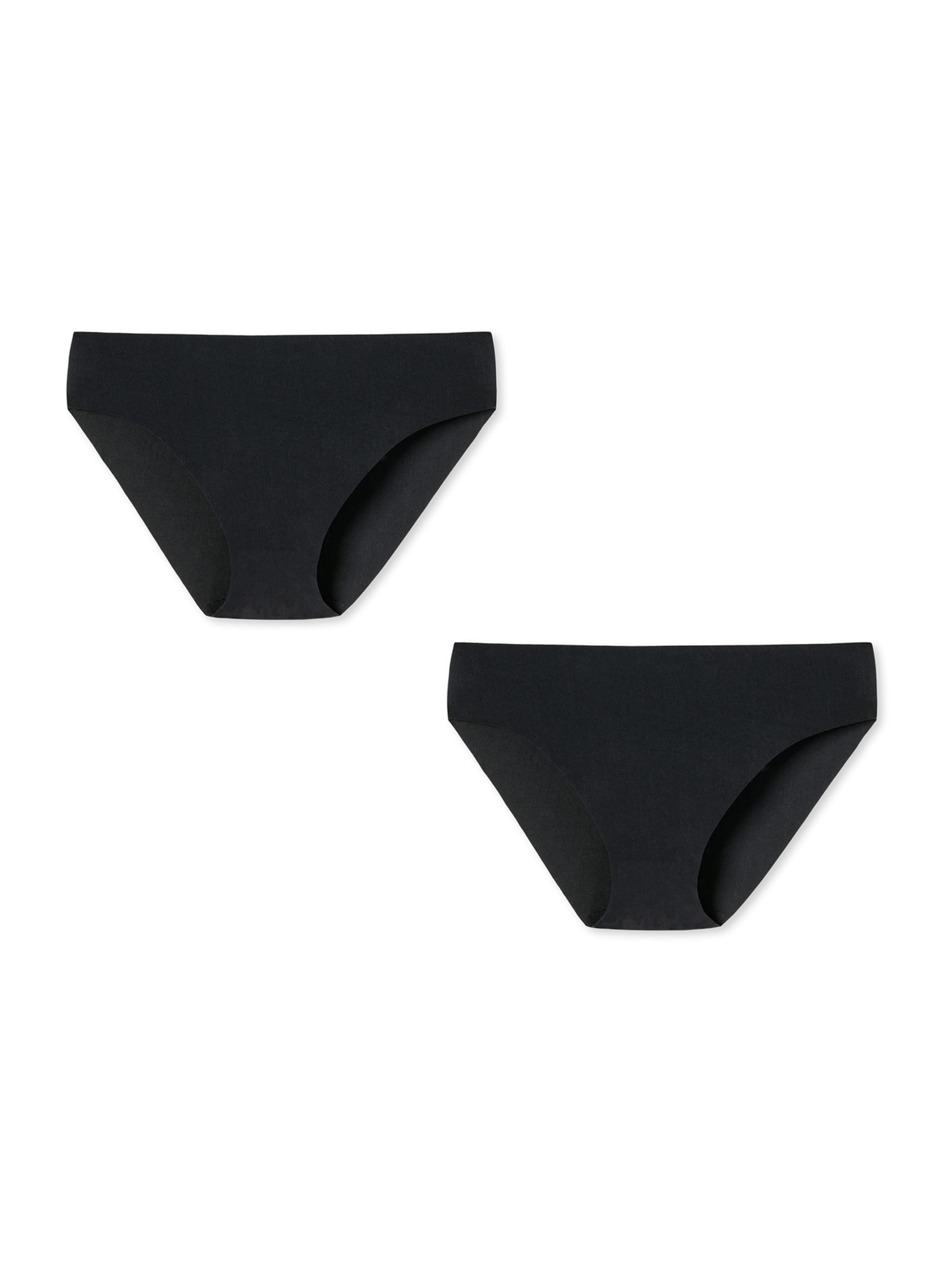 SCHIESSER Slip in Schwarz: Vorderseite