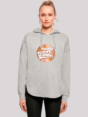 F4NT4STIC Sweatshirt 'Mothers Day Mama Vibes Vintage Inspired Motherhood' in Grau: Vorderseite