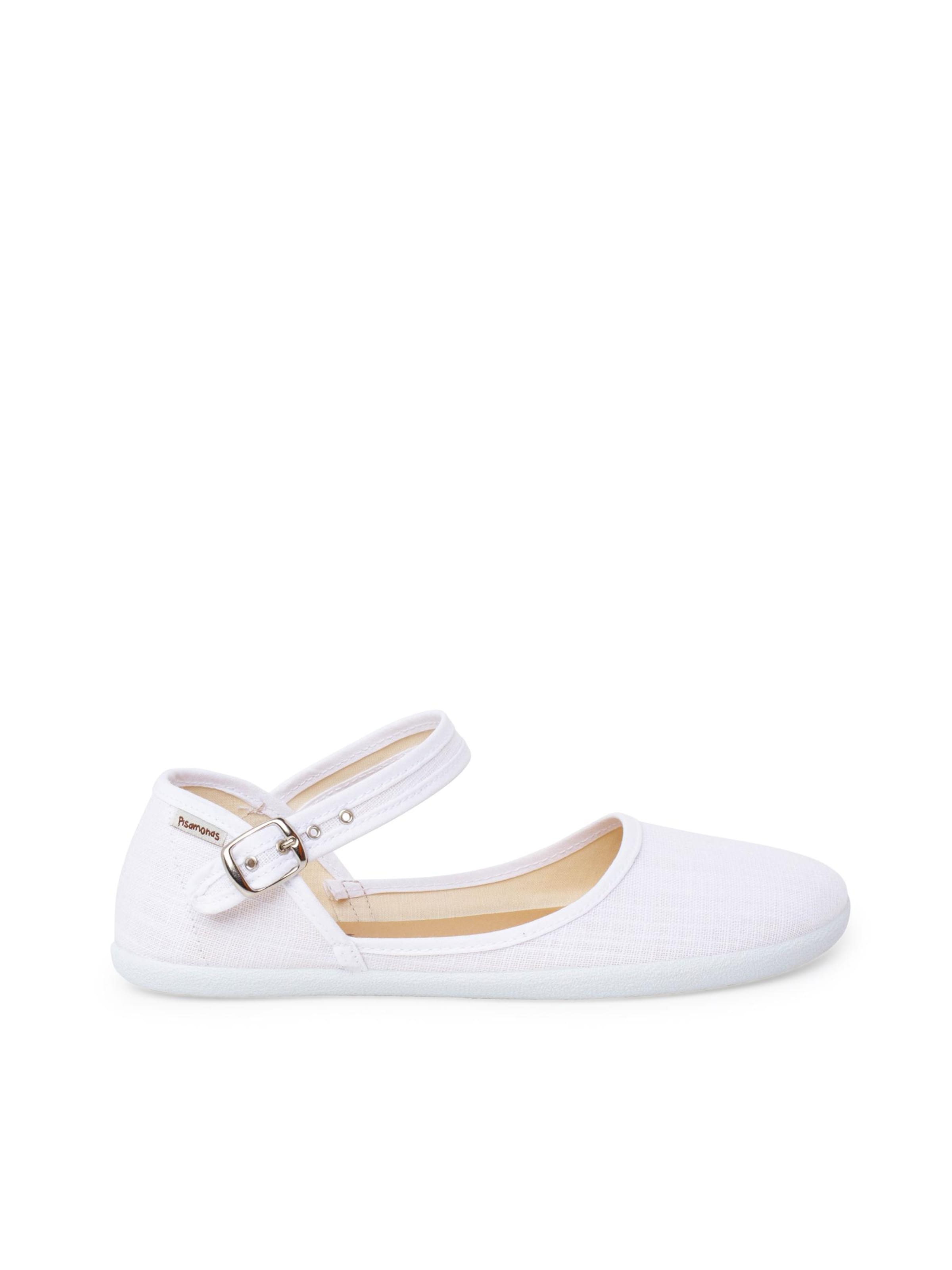 Ballerines Pisamonas en blanc