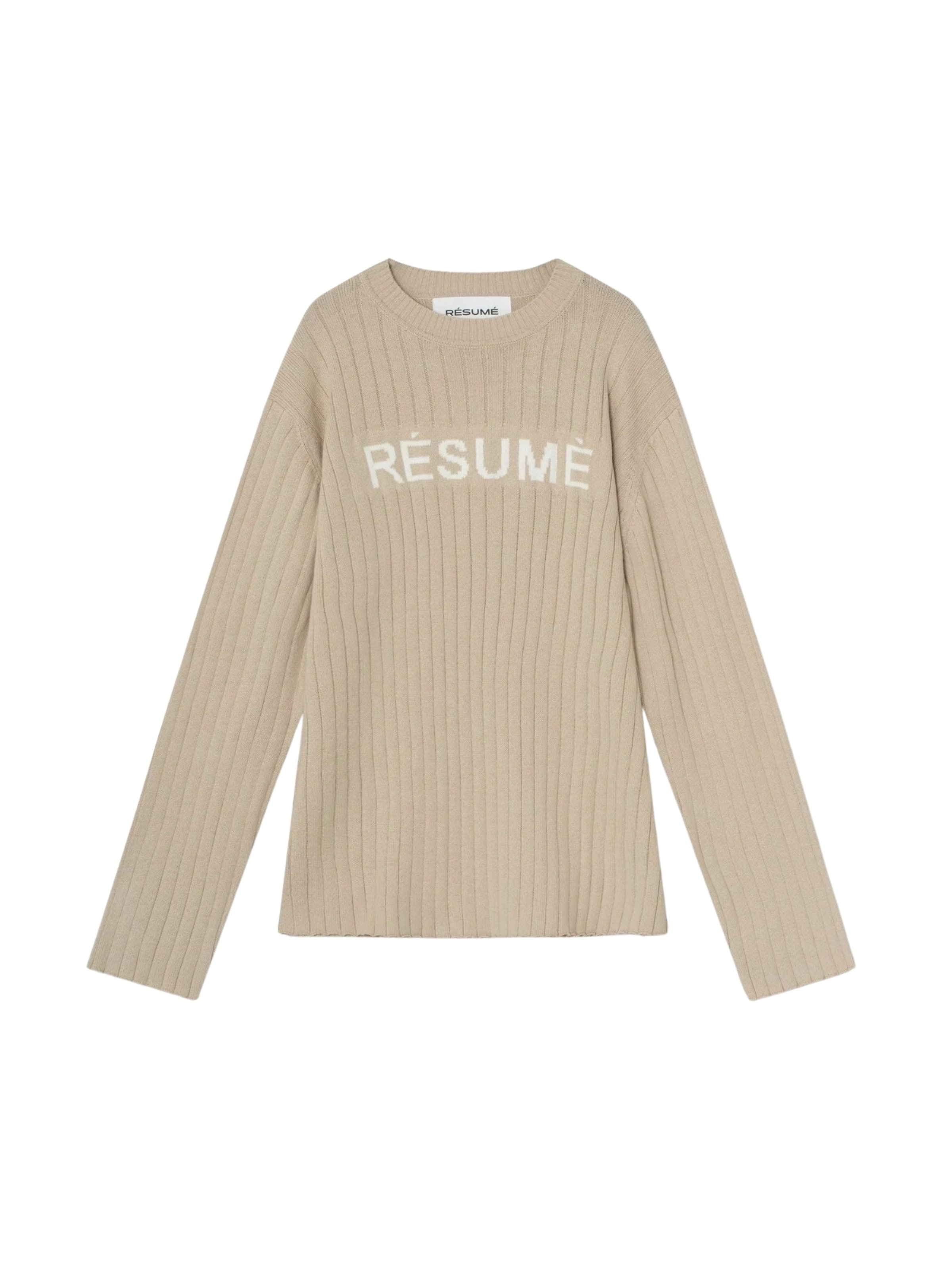 Résumé Sweter 'Devon' w kolorze beżowy: przód