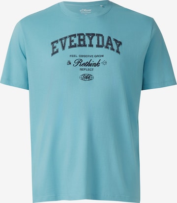 T-Shirt s.Oliver en bleu : devant