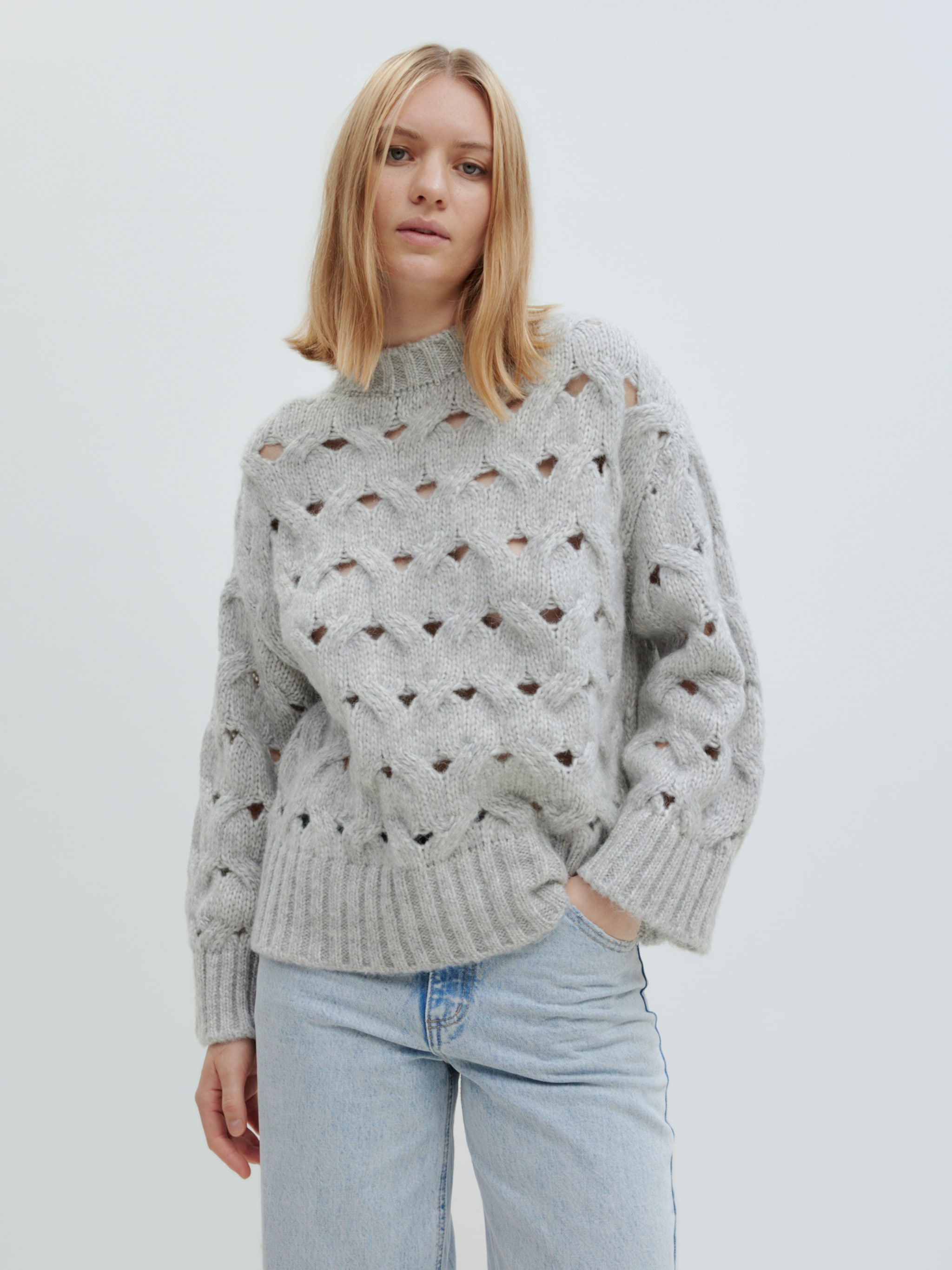 EDITED Produits Pull-over 'Kaulana' gris chiné