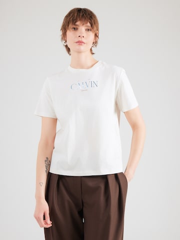 Calvin Klein Jeans Póló 'CLASSIC' - fehér: elől