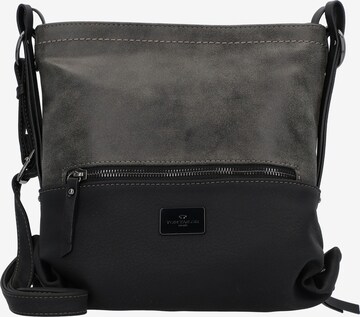 TOM TAILOR - Bolso de hombro 'Elin' en negro: frente