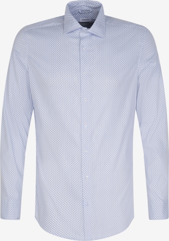 SEIDENSTICKER Slim fit Button Up Shirt in Blue: front