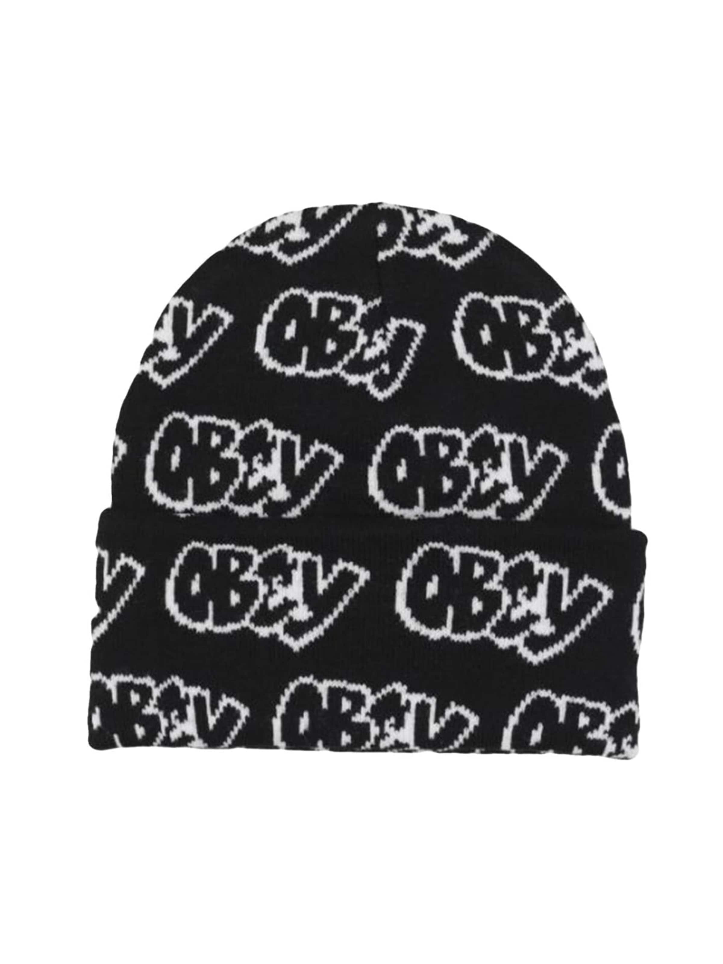 Obey Muts 'Good Times Beanie Black Multi' in Zwart: voorkant