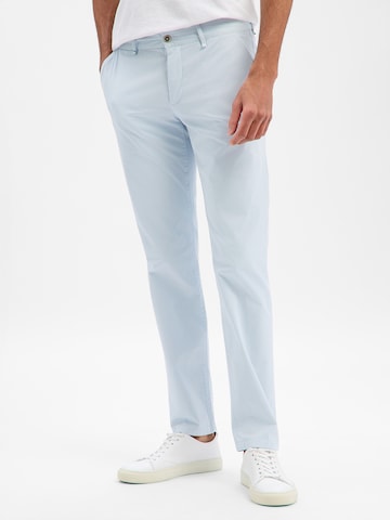 Alberto Regular Chinohose 'Lou' in Blau: Vorderseite