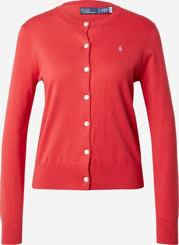 Cardigan Polo Ralph Lauren en rouge : devant