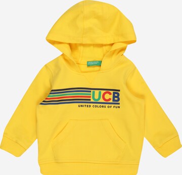 UNITED COLORS OF BENETTON Sweatshirt in Gelb: predná strana