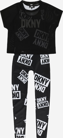 Set de la DKNY pe negru: față