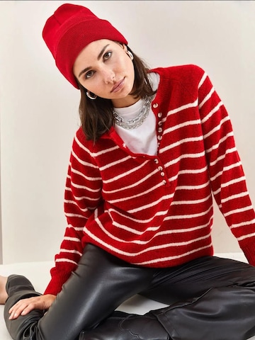 Pull-over Bianco Lucci en rouge