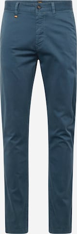 Pantalon chino 'Taber' BOSS Orange en bleu : devant