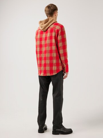 Veste mi-saison 'Gingham' J.Lindeberg en rouge