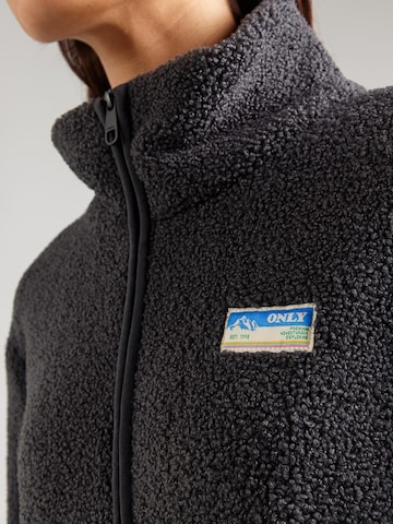 ONLY Fleece jacket 'ONLEVA' in Grey