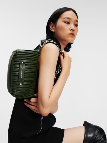 Karl Lagerfeld Shoulder Bag 'KUSHION' in Green